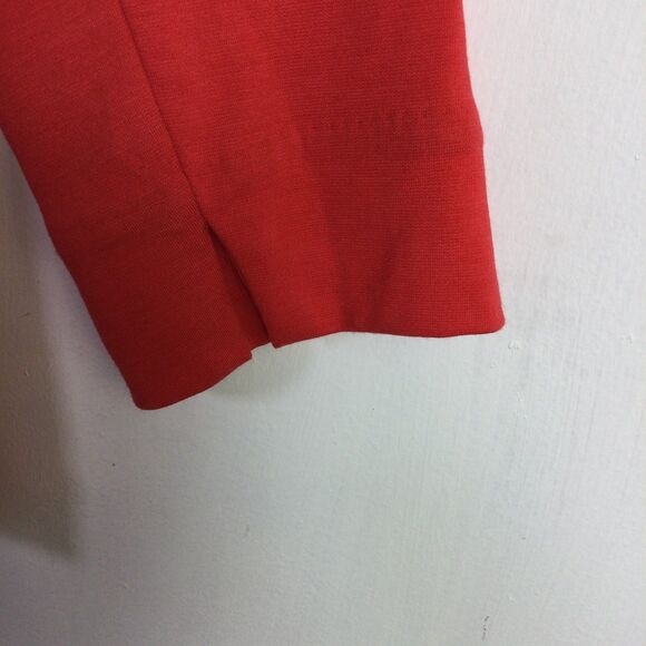 Christian Siriano Womens One Button Zip Pockets Blazer Jacket Coral Size Medium - Picture 10 of 13